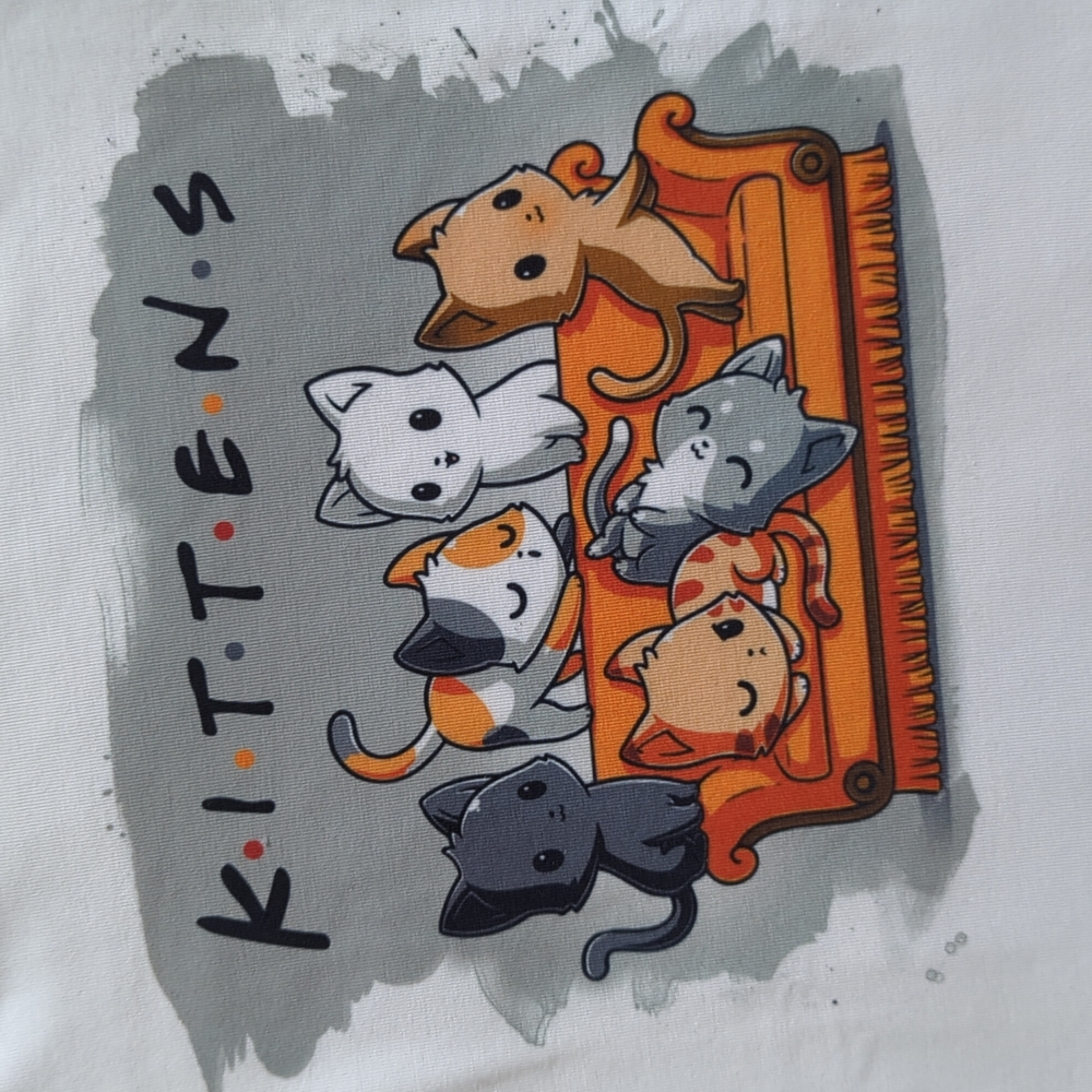 Kids kittens Friends shirt new - Picture 2 of 3